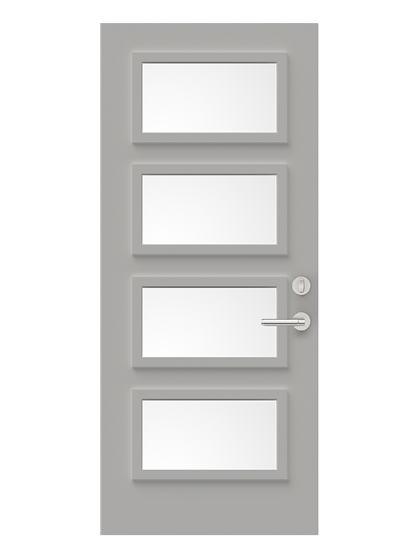 Novatech Uno steel entry door installed by Perla Windows and Doors, Vaughan and GTA