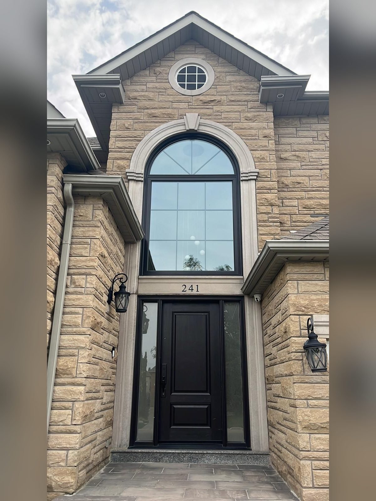 Fiberglass entry door installed by Perla Windows and Doors in the GTA