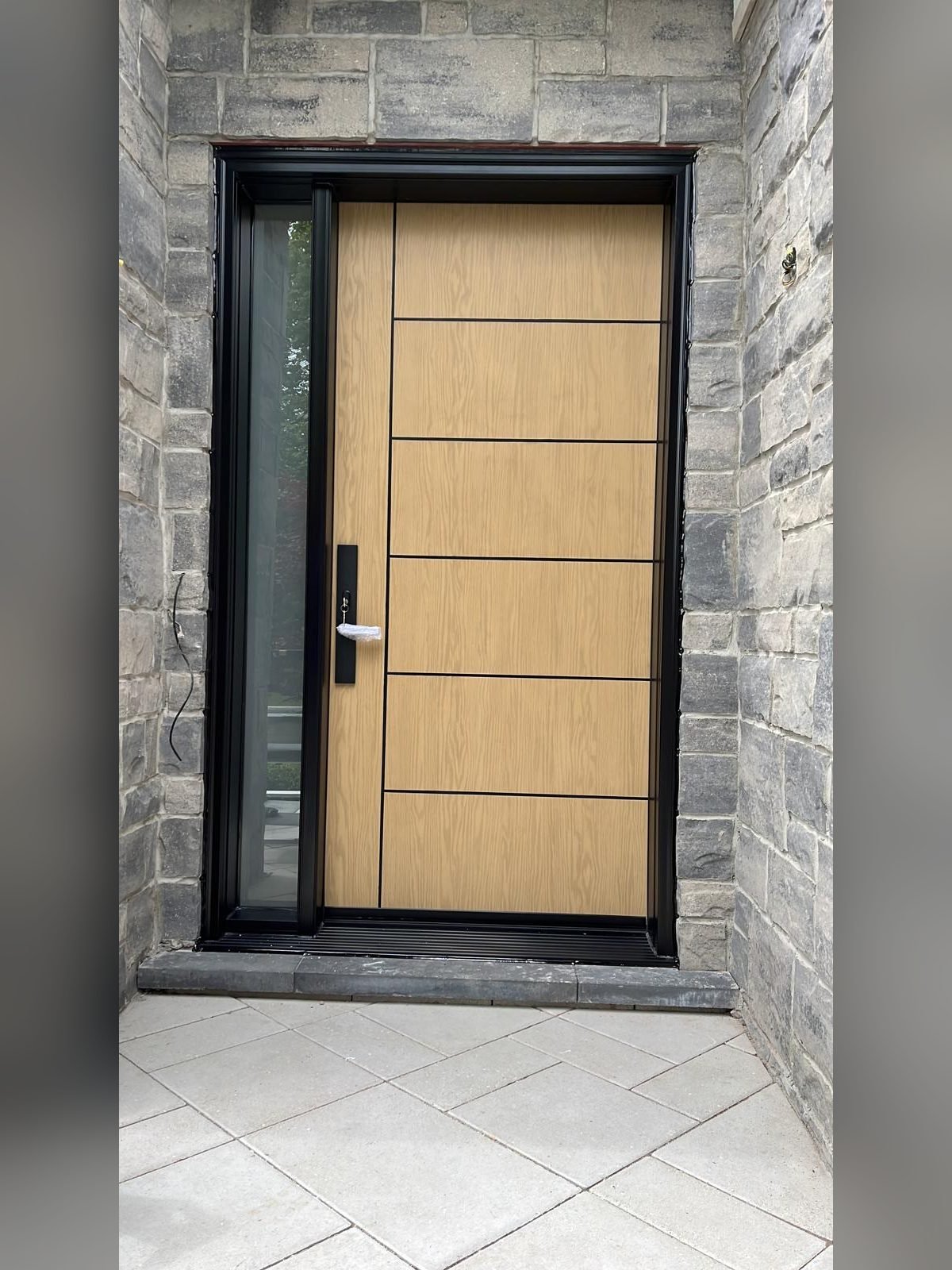 Fiberglass entry door installed by Perla Windows and Doors in the GTA
