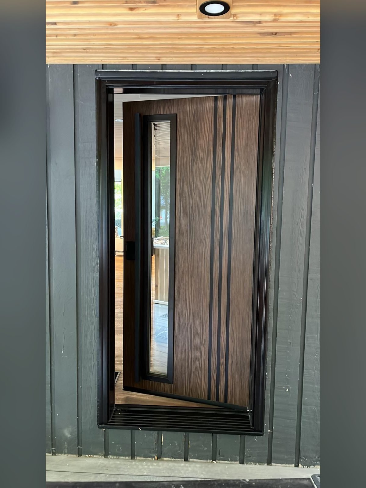 Fiberglass entry door installed by Perla Windows and Doors in the GTA