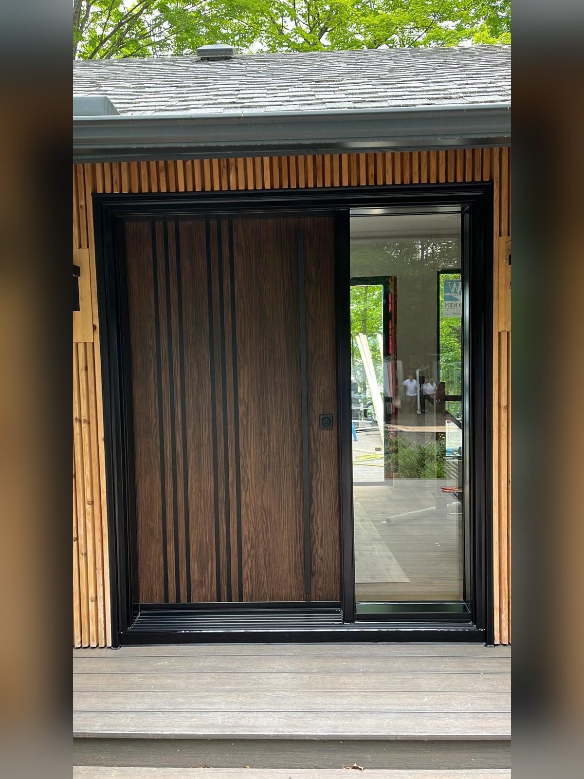Fiberglass entry door installed by Perla Windows and Doors in the GTA