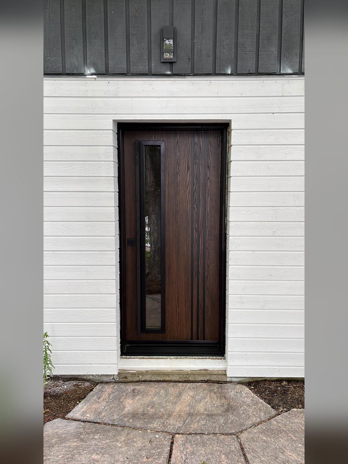 Fiberglass entry door installed by Perla Windows and Doors in the GTA