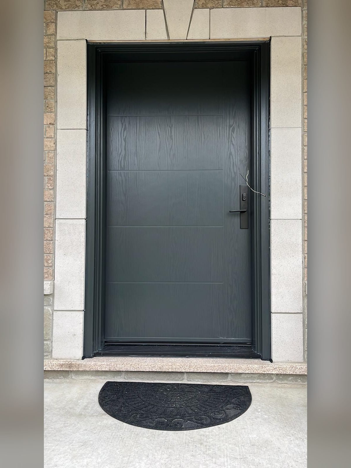 Fiberglass entry door installed by Perla Windows and Doors in the GTA