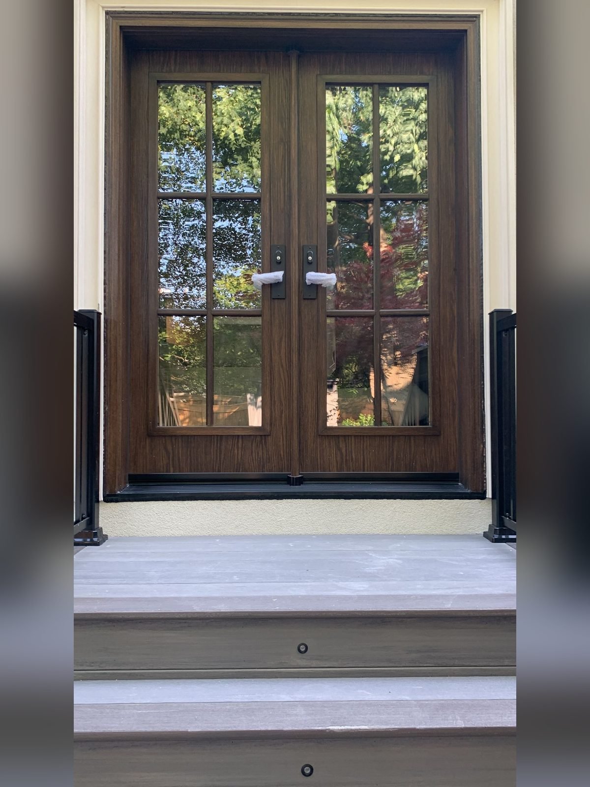 Fiberglass entry door installed by Perla Windows and Doors in the GTA