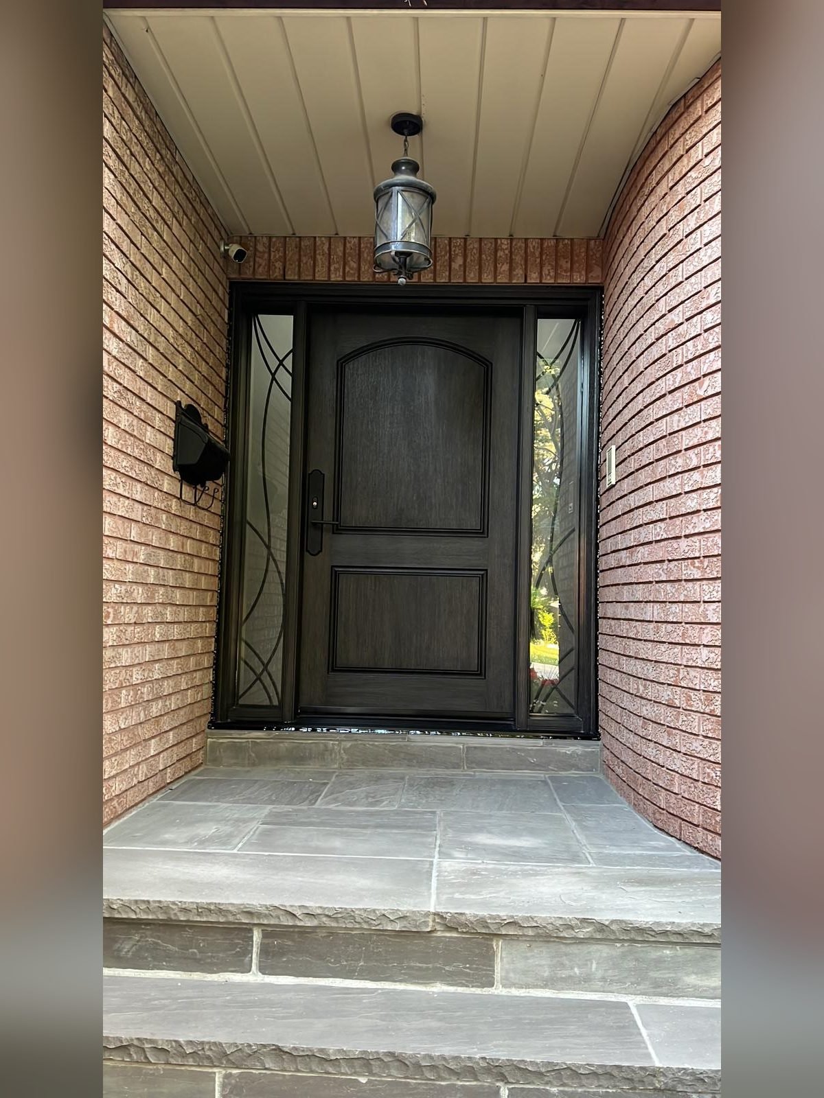 Fiberglass entry door installed by Perla Windows and Doors in the GTA