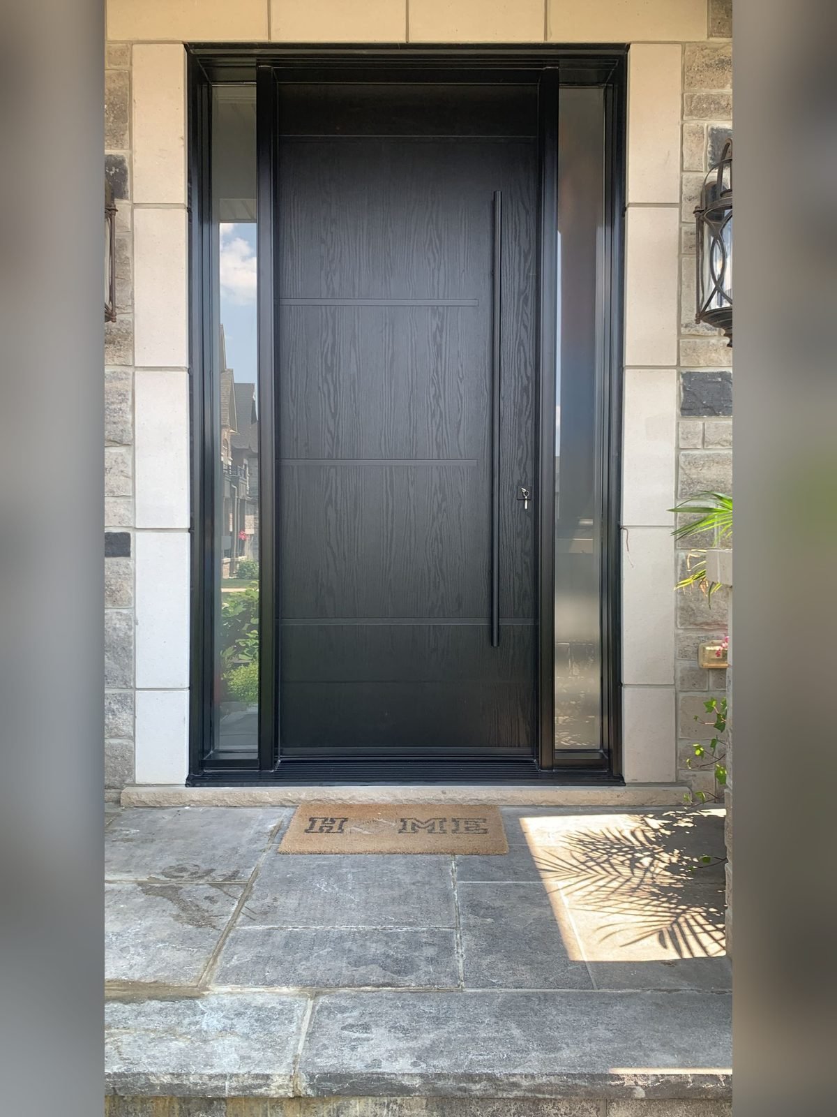 Fiberglass entry door installed by Perla Windows and Doors in the GTA