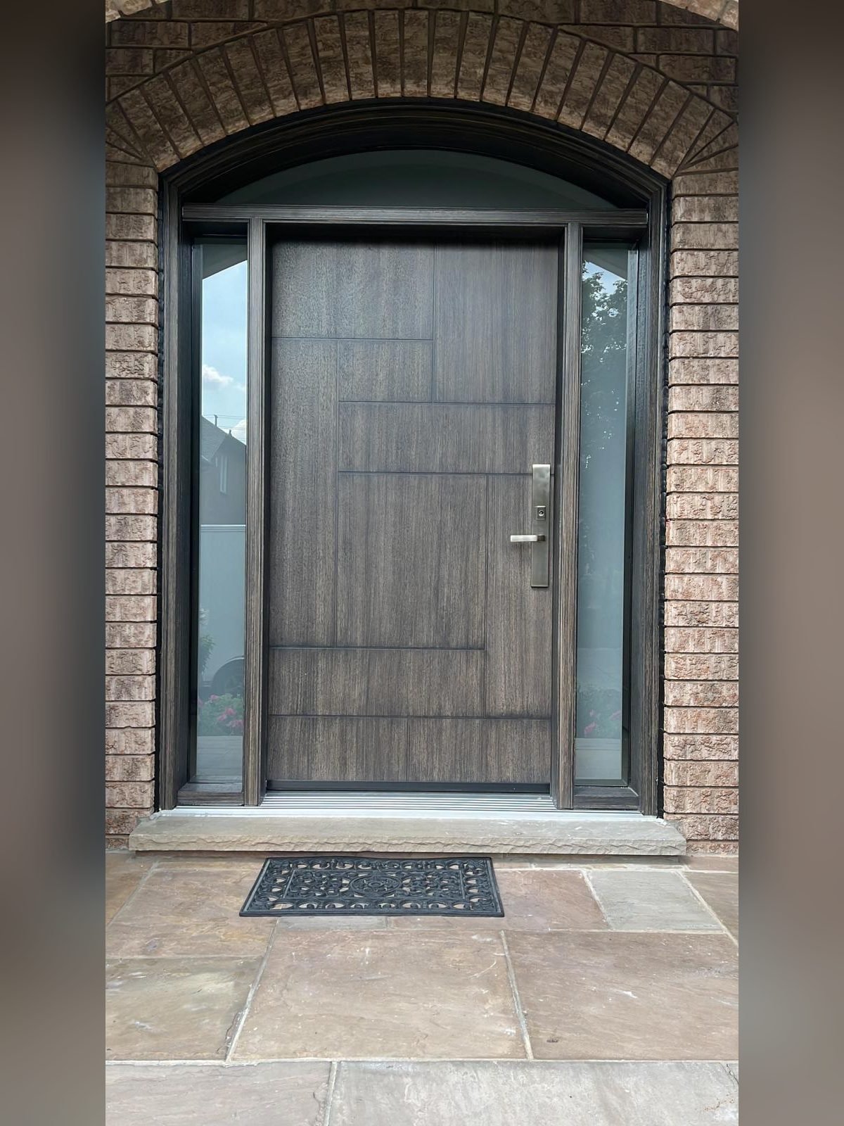 Fiberglass entry door installed by Perla Windows and Doors in the GTA