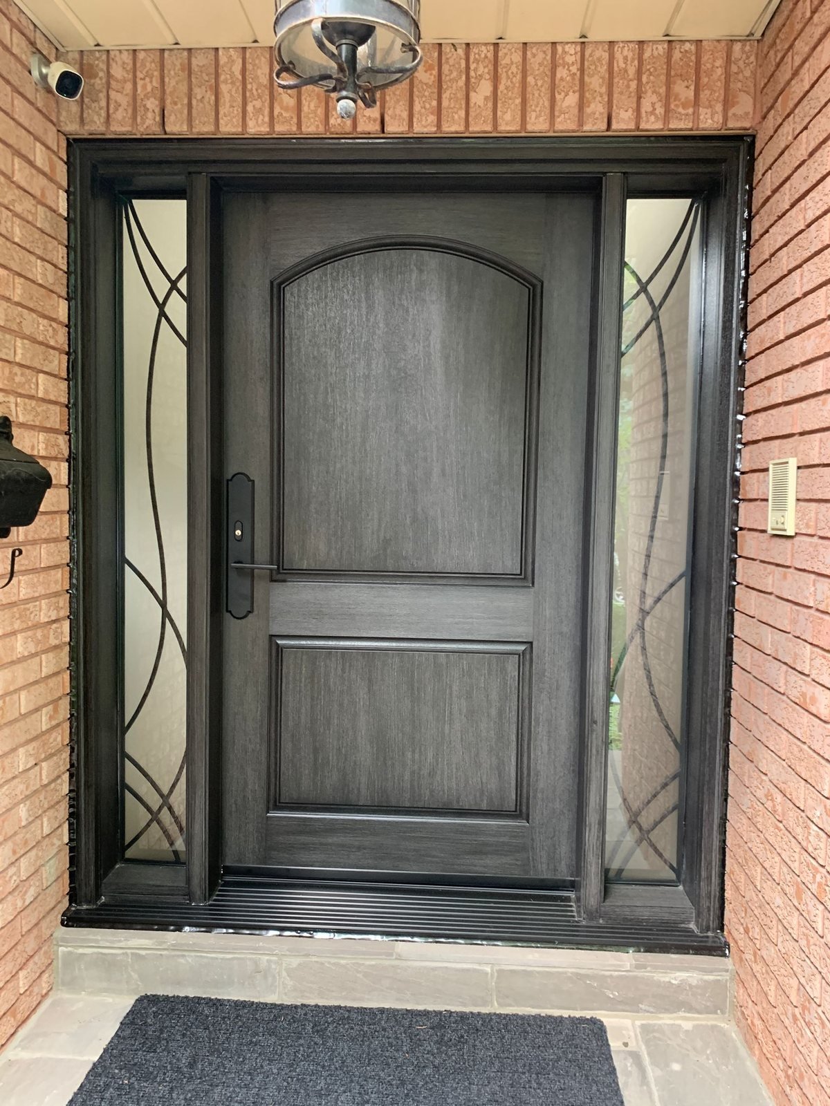 Fiberglass entry door installed by Perla Windows and Doors in the GTA