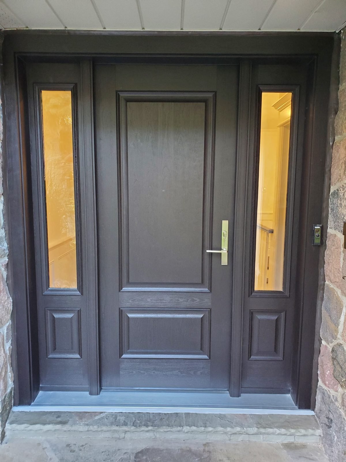 Fiberglass entry door installed by Perla Windows and Doors in the GTA