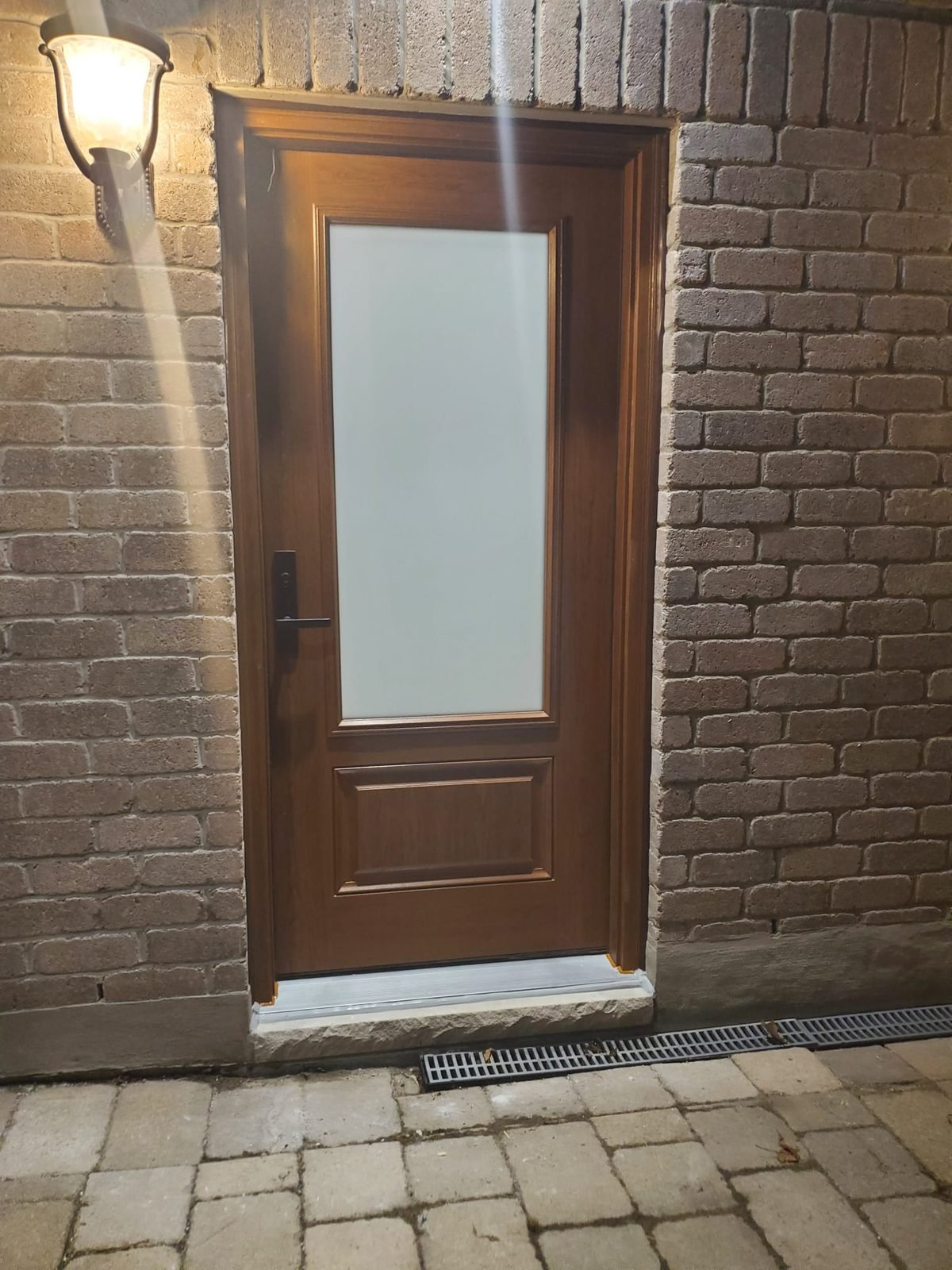 Fiberglass entry door installed by Perla Windows and Doors in the GTA