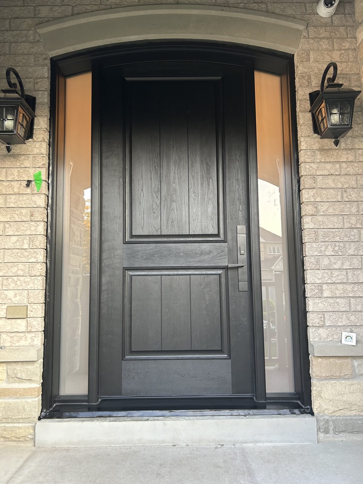 Fiberglass entry door installed by Perla Windows and Doors in the GTA
