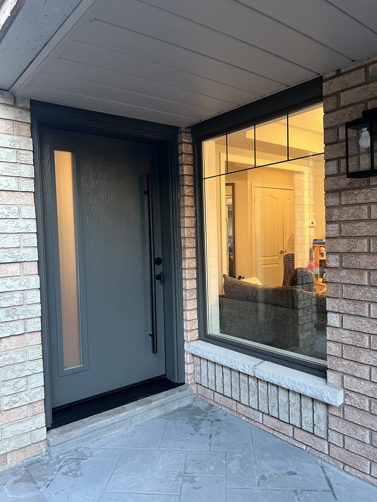 Fiberglass entry door installed by Perla Windows and Doors in the GTA