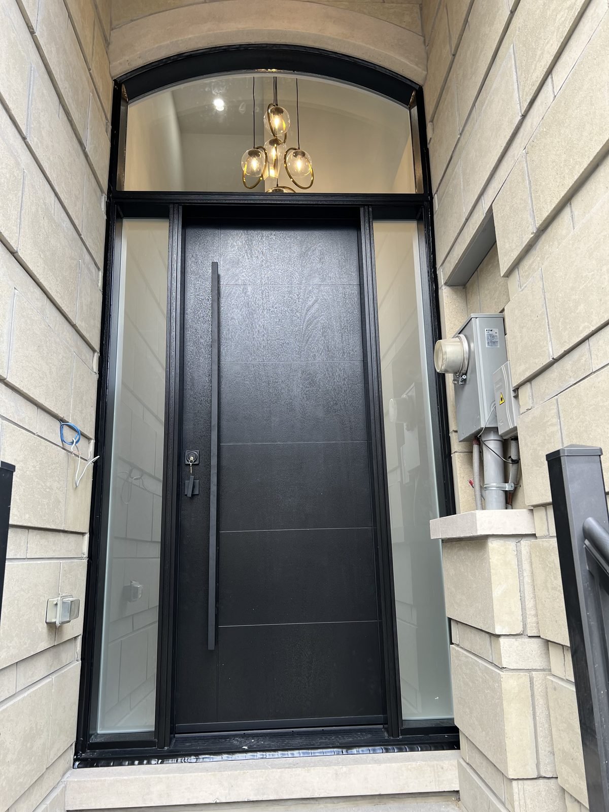 Fiberglass entry door installed by Perla Windows and Doors in the GTA