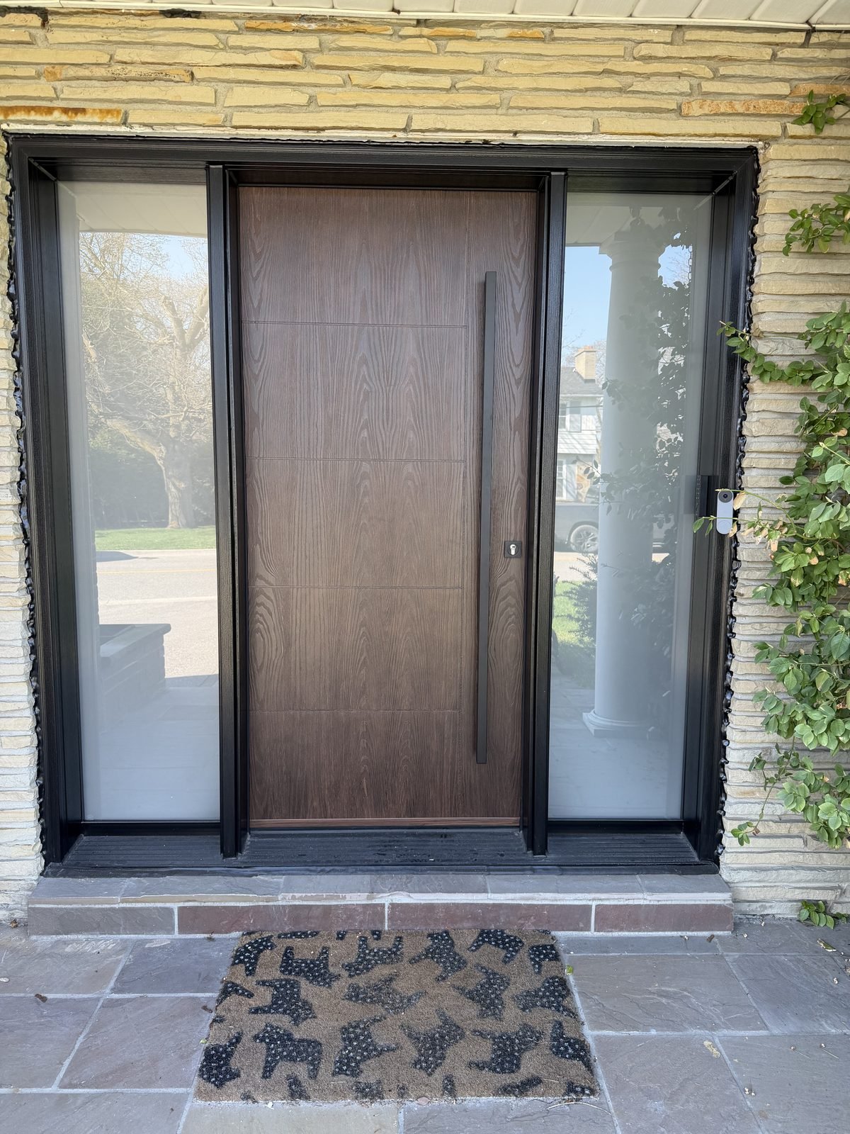 Fiberglass entry door installed by Perla Windows and Doors in the GTA