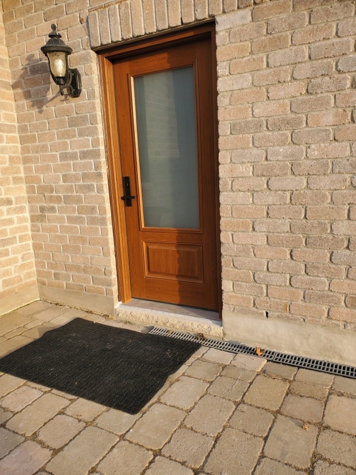 Fiberglass entry door installed by Perla Windows and Doors in the GTA