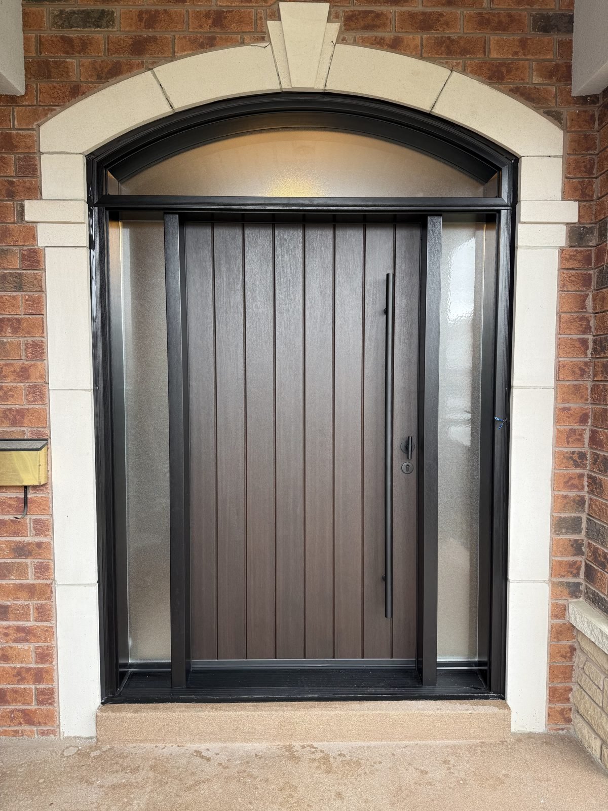 Fiberglass entry door installed by Perla Windows and Doors in the GTA