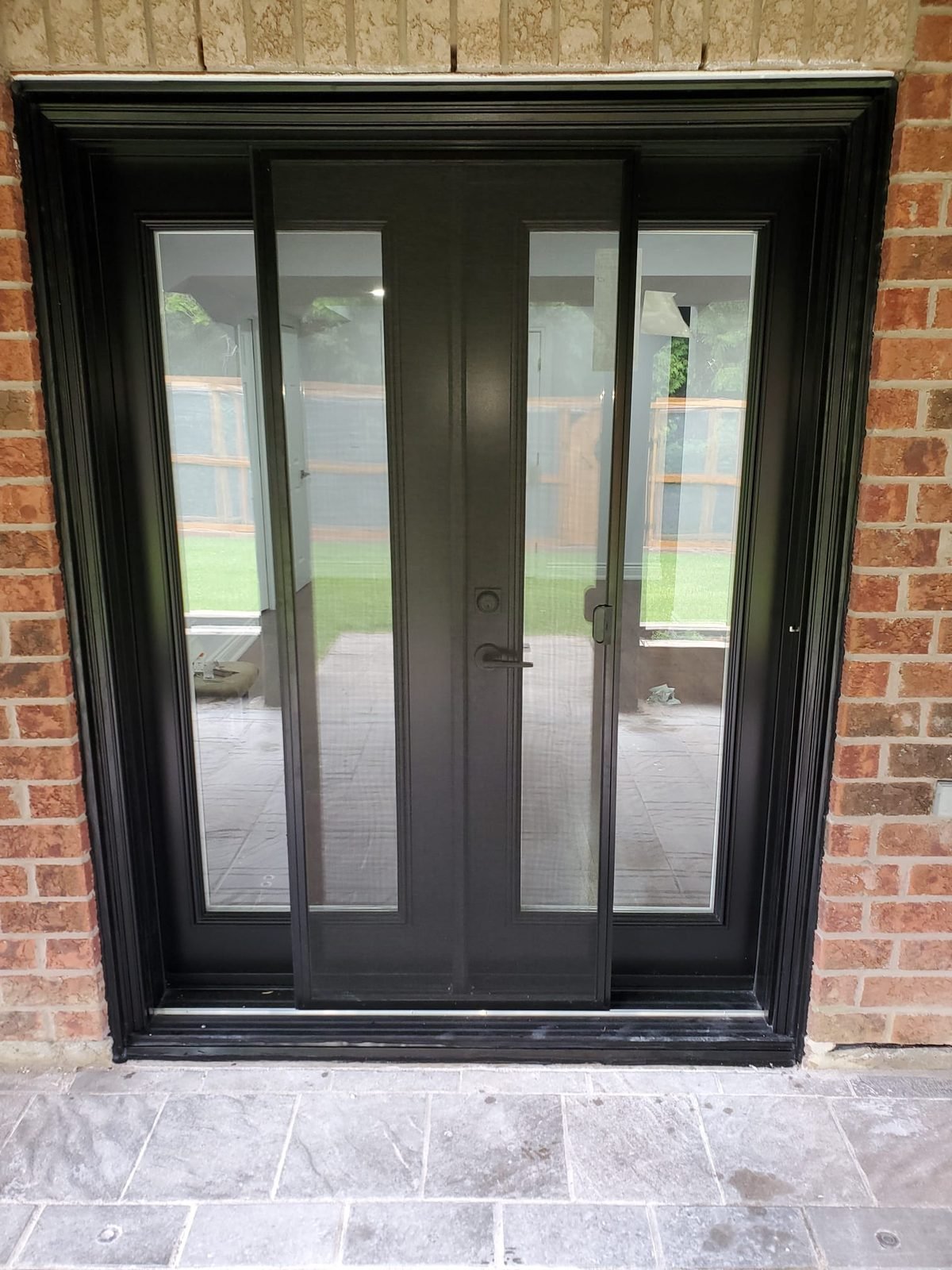 Steel entry door installed by Perla Windows and Doors in the GTA