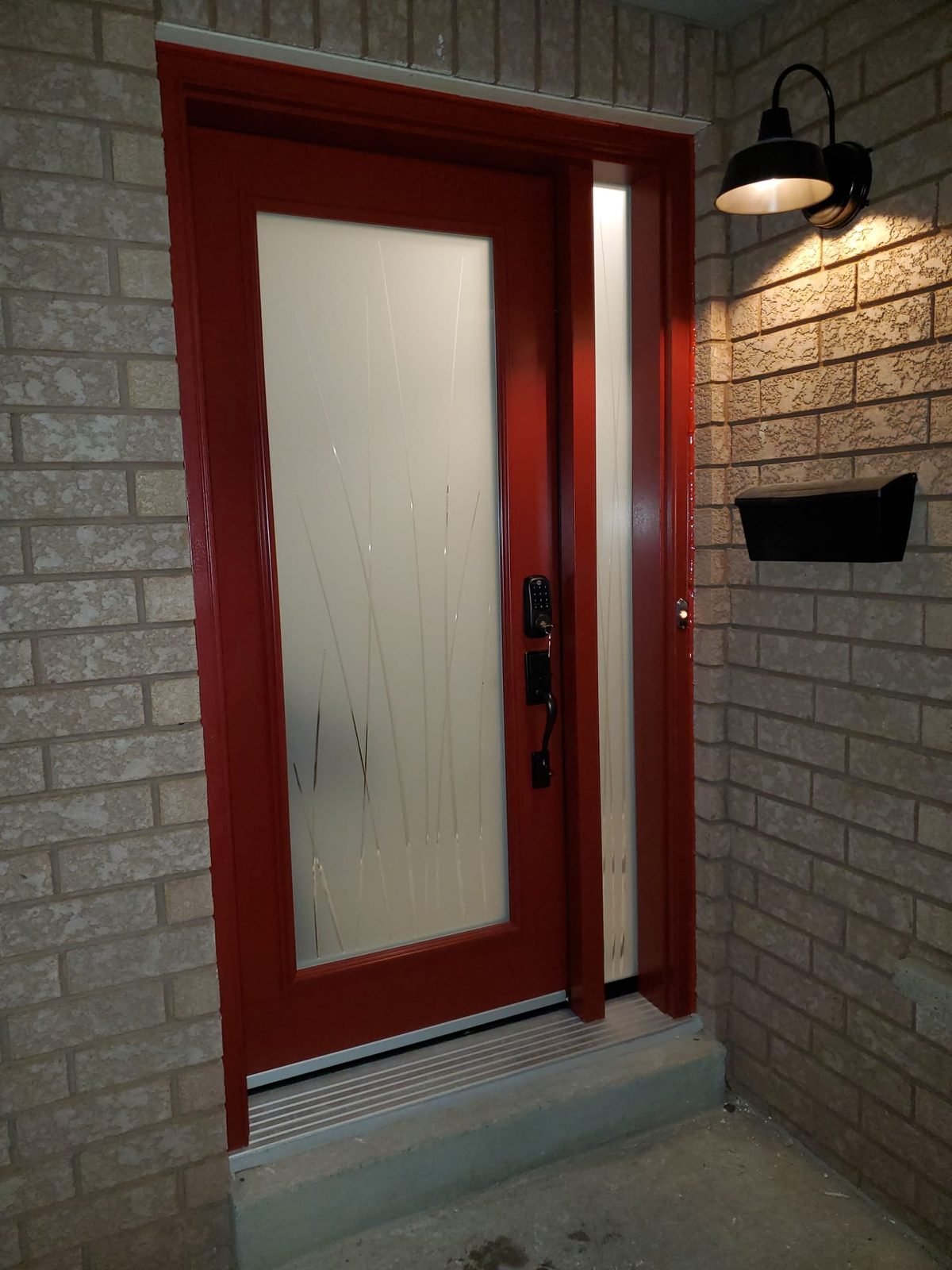 Steel entry door installed by Perla Windows and Doors in the GTA