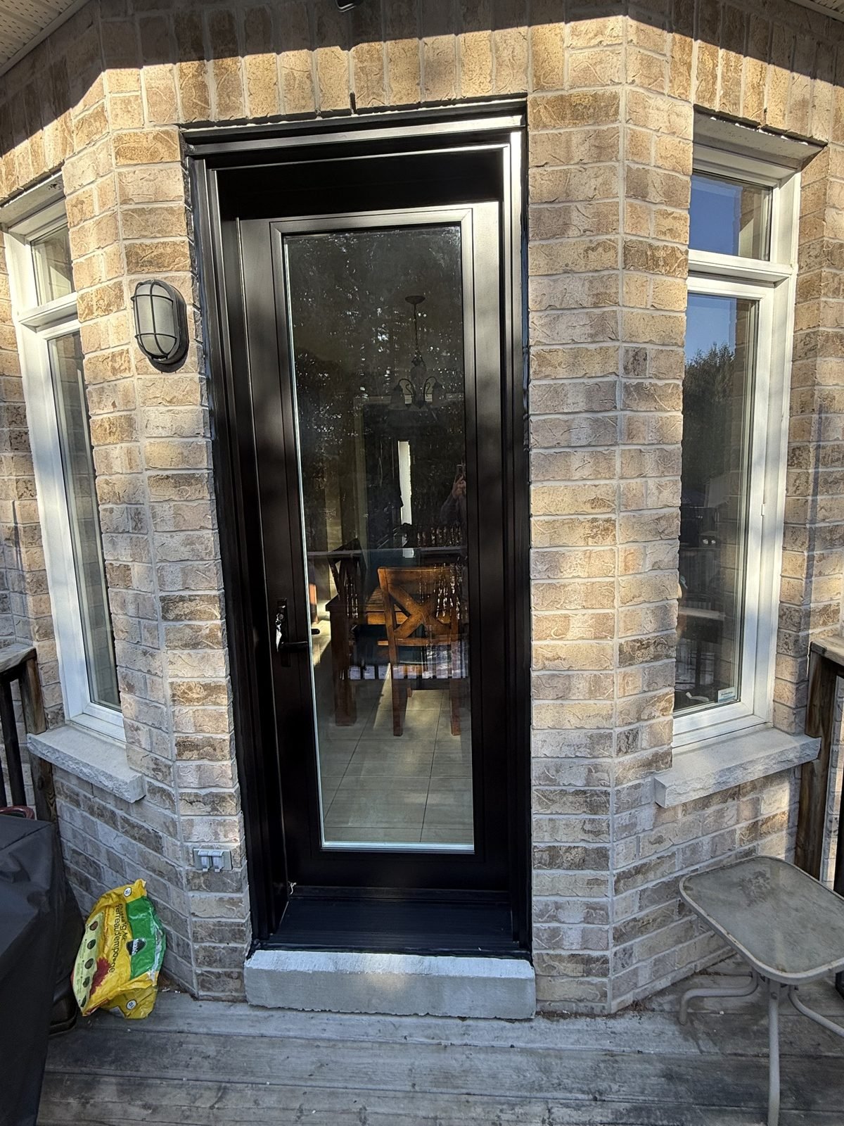 Steel entry door installed by Perla Windows and Doors in the GTA