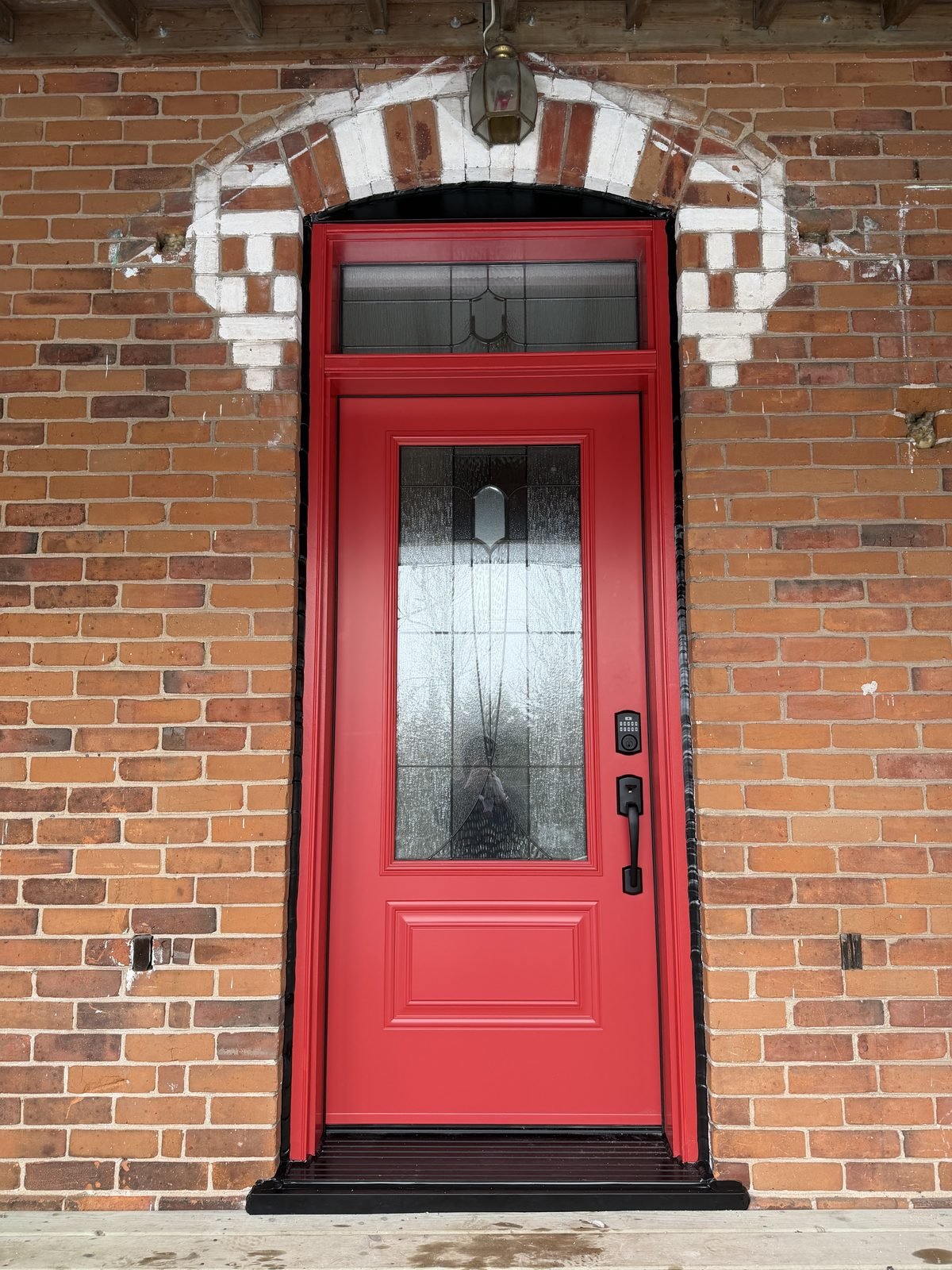 Steel entry door installed by Perla Windows and Doors in the GTA