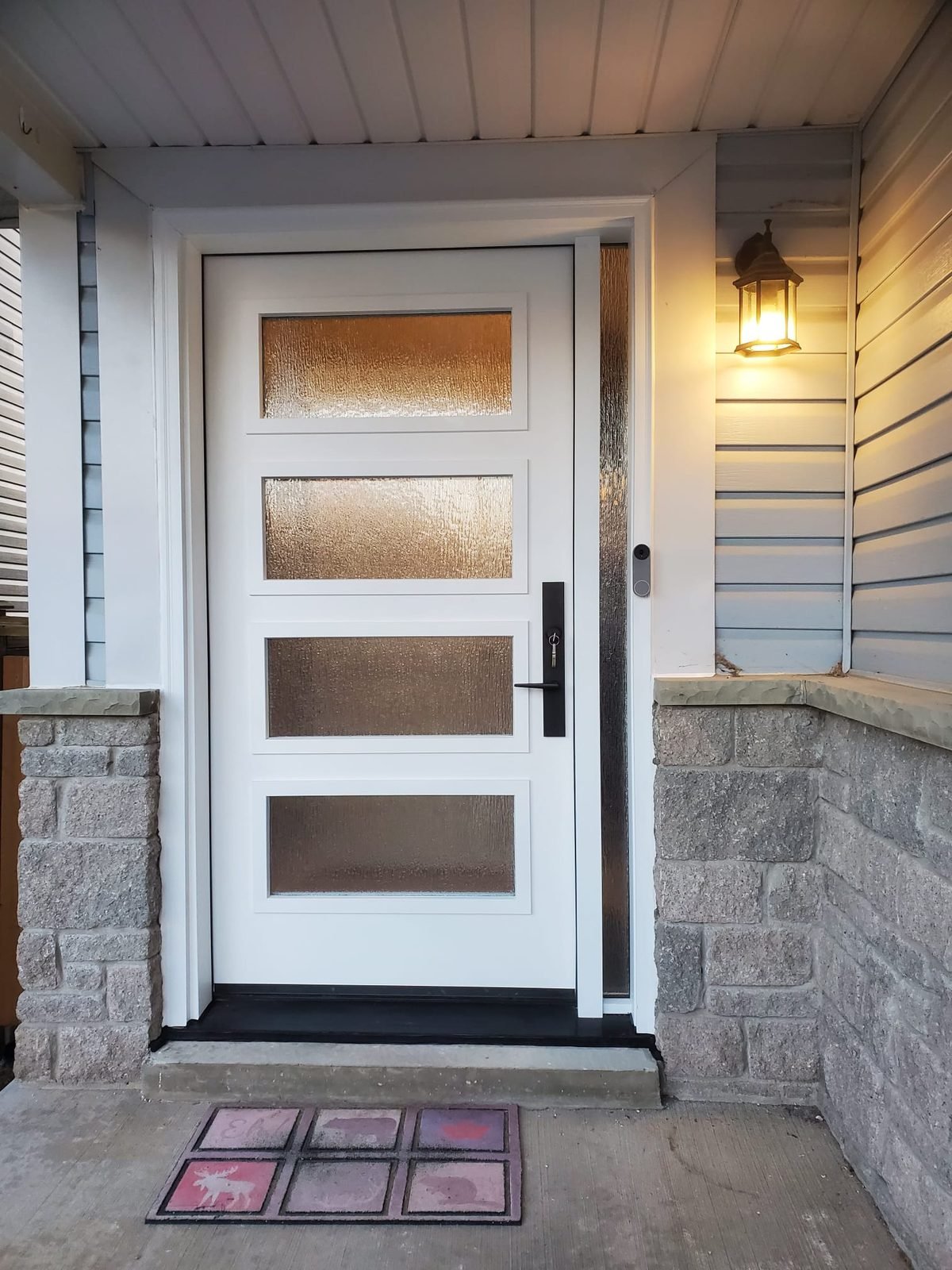 Steel entry door installed by Perla Windows and Doors in Toronto