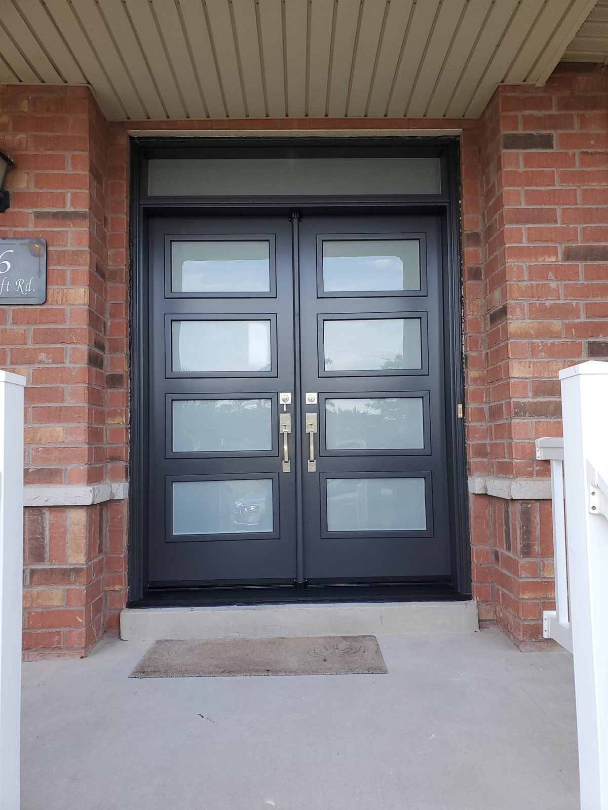 Steel entry door installed by Perla Windows and Doors in the GTA