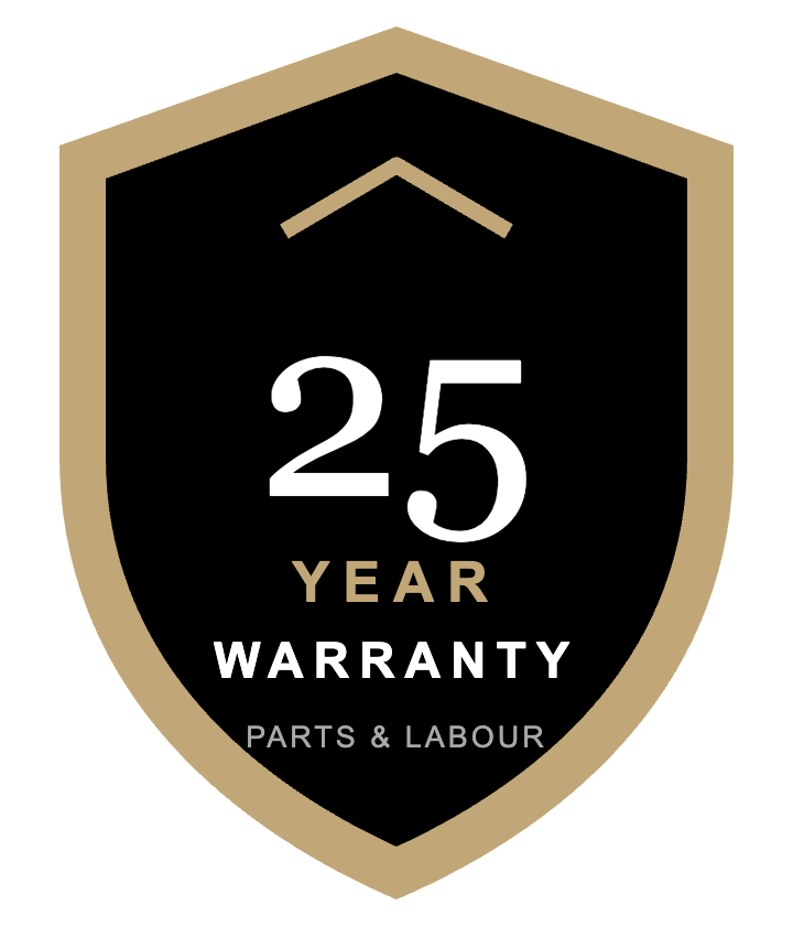 Perla Windows & Doors 25-year warranty, parts and labour